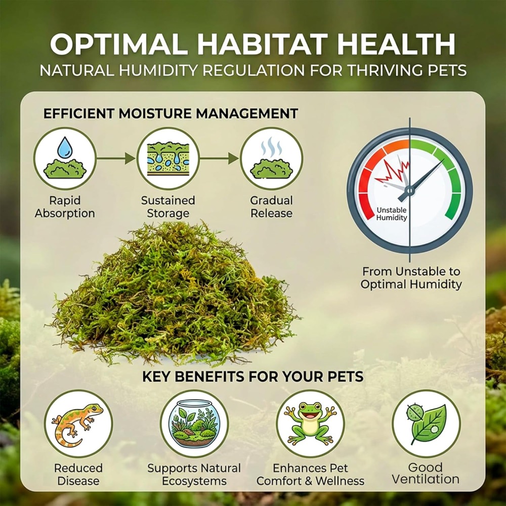 Sphagnum Moss for Reptiles - G - огляд і ціна Sphagnum Moss Dry