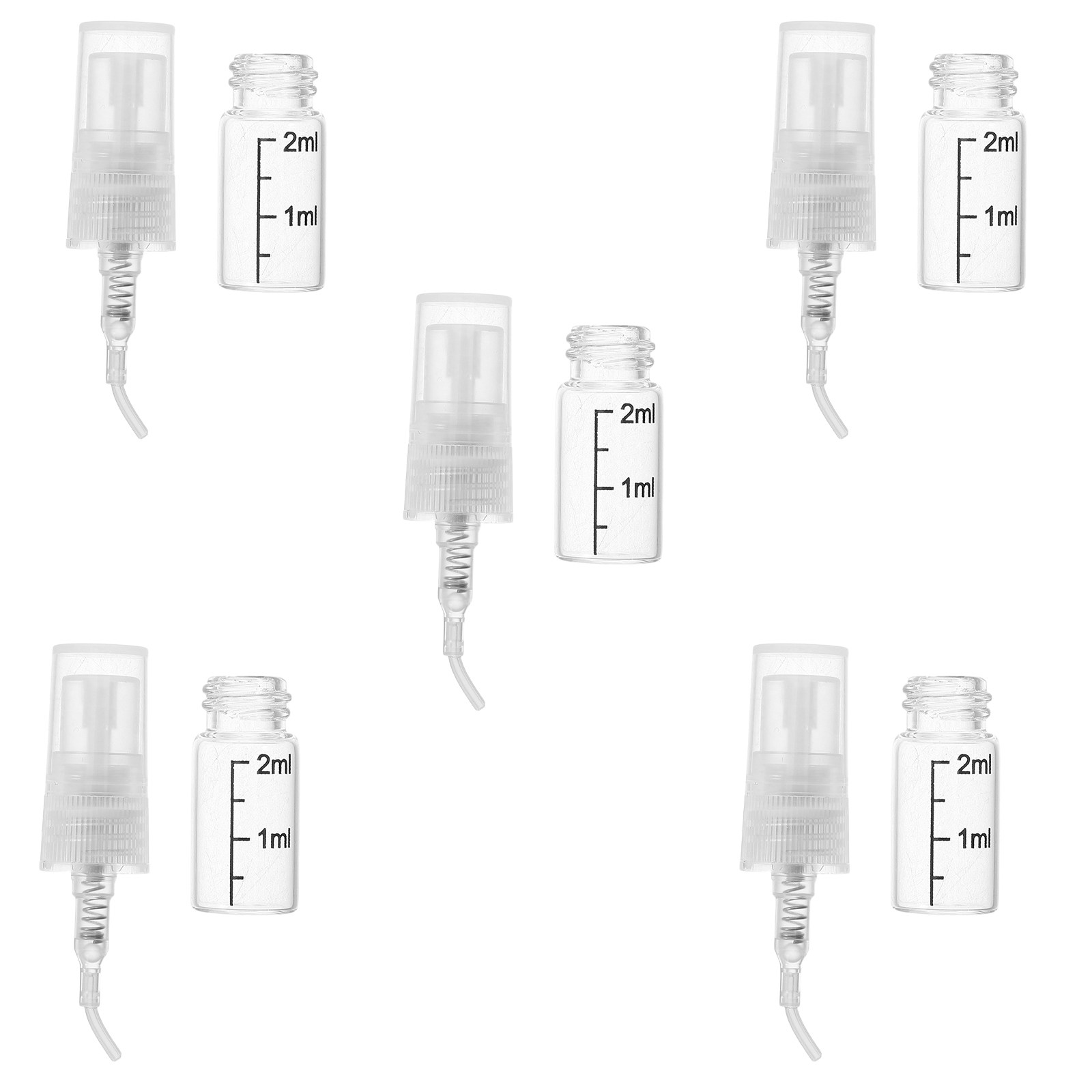 5Pcs Small Glass Spray Bottle  - огляд і ціна Misting Bottle Fine