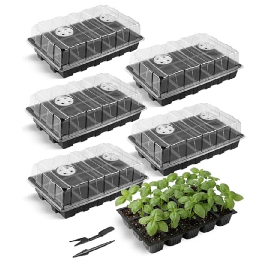 5-Set Seed Starter Tray Kits D - огляд і ціна Humidity Dome Kit
