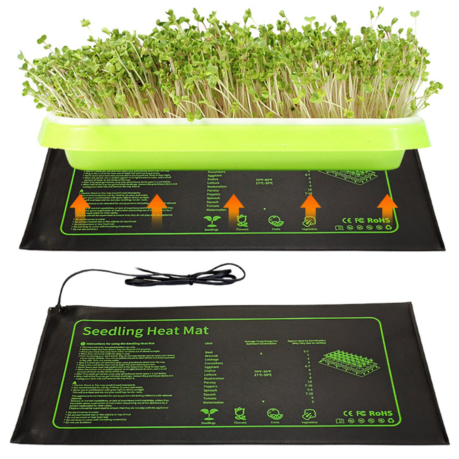 20W Seedling Heating Mat Plant - огляд і ціна Heat Mat Seedling